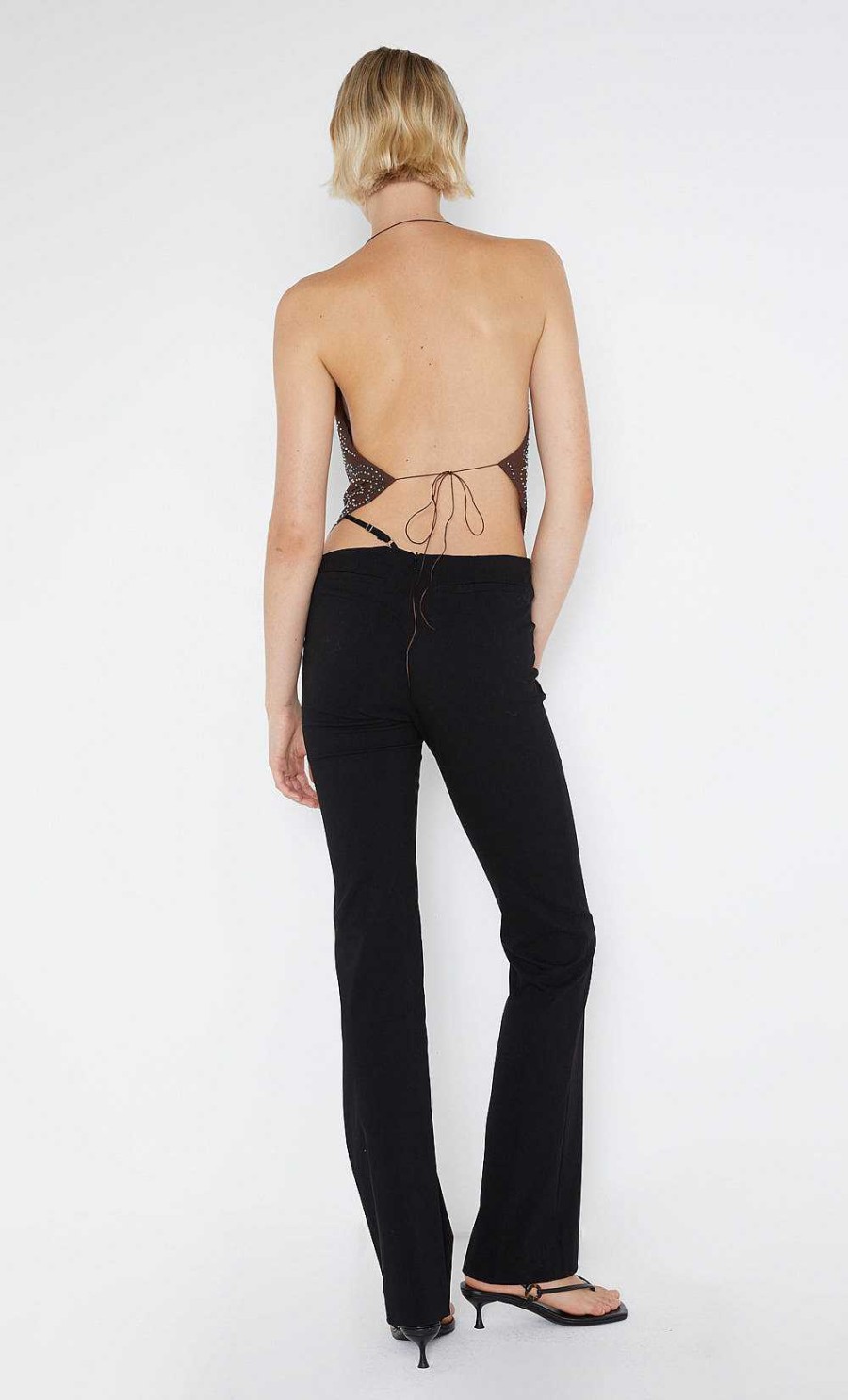 BEC + BRIDGE Alize Asym Halter Top