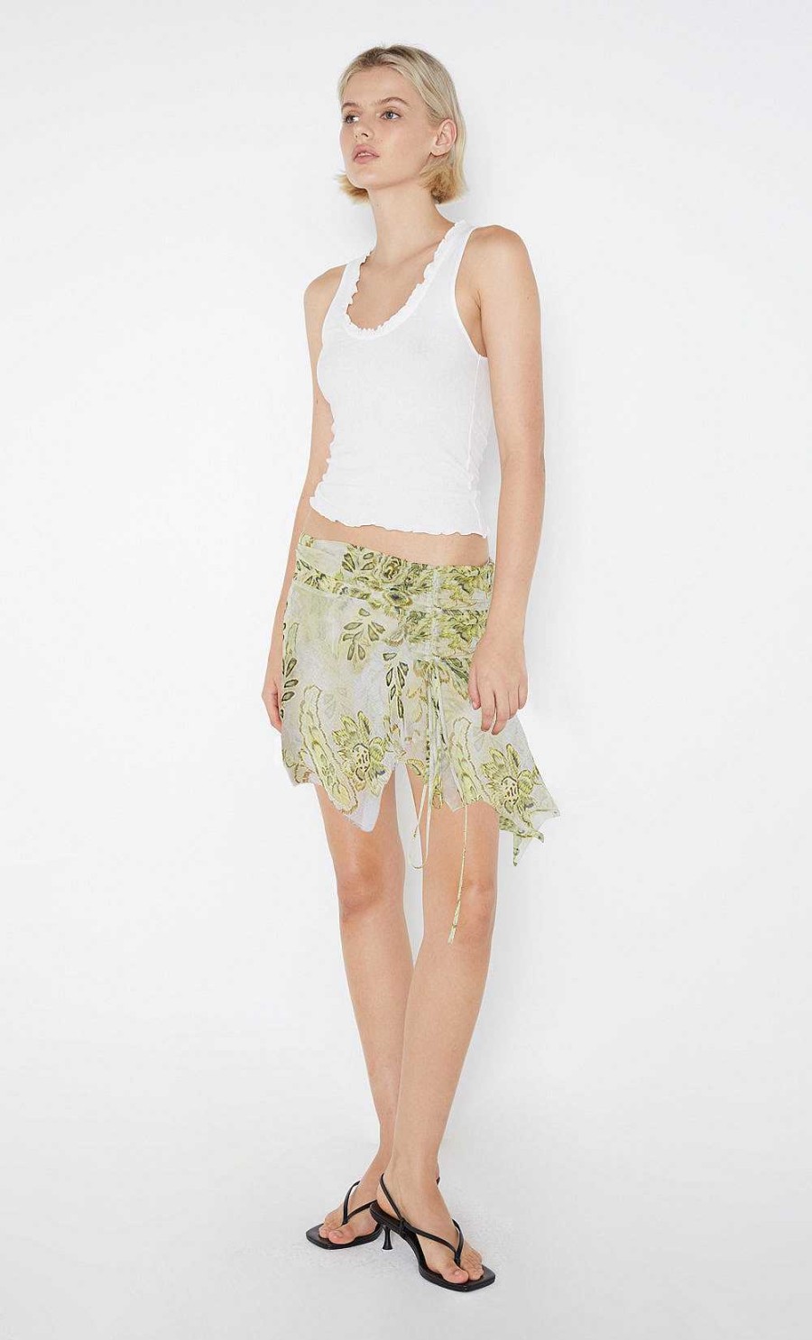 BEC + BRIDGE Lylou Gathered Mini Skirt