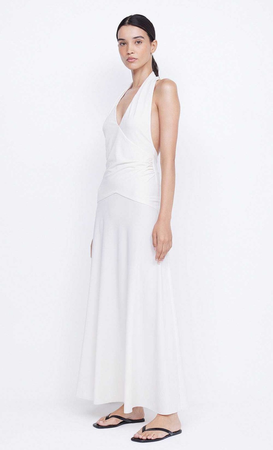 BEC + BRIDGE Blanche Halter Maxi Dress