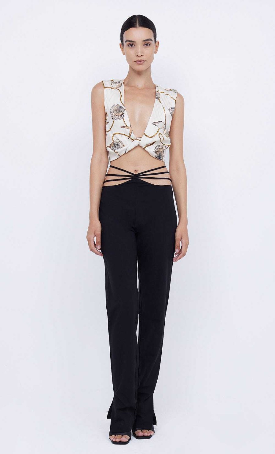 BEC + BRIDGE Bayside Twist Crop Top