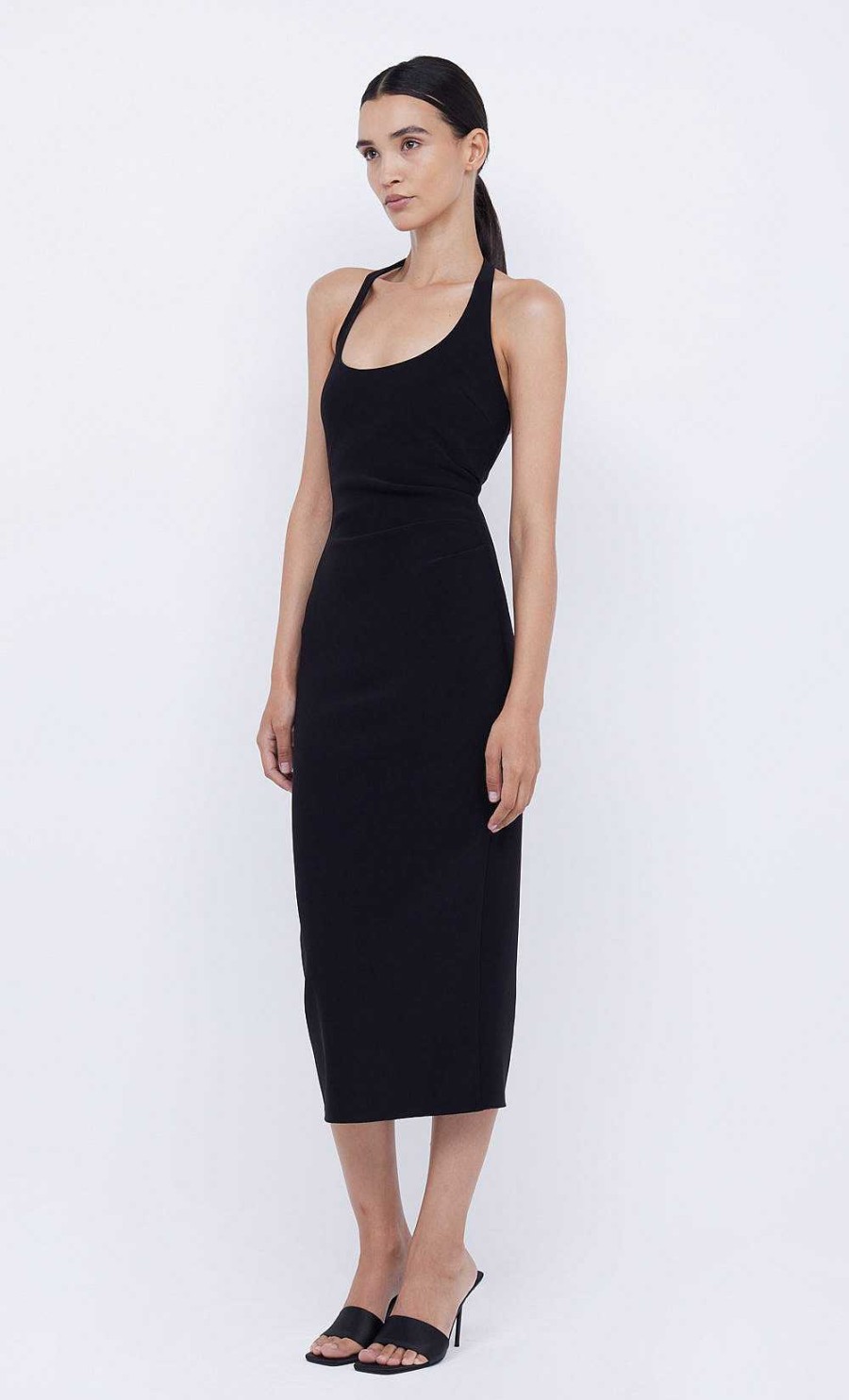 BEC + BRIDGE Cyndie Halter Midi Dress