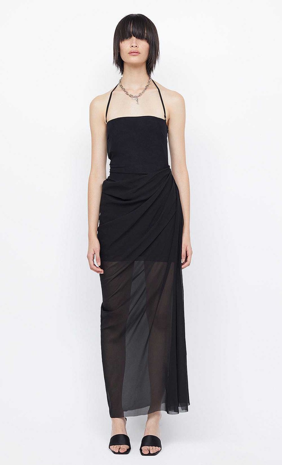 BEC + BRIDGE Aida Draped Maxi Dress