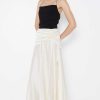 BEC + BRIDGE Chantilly Silk Ruched Skirt