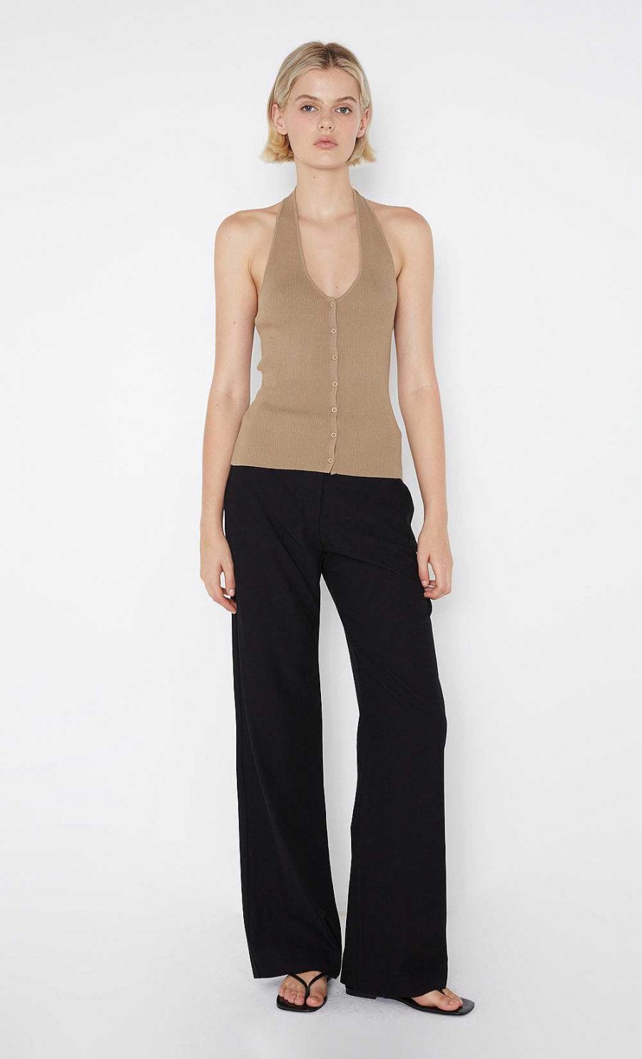 BEC + BRIDGE Amalfi Halter Knit Top