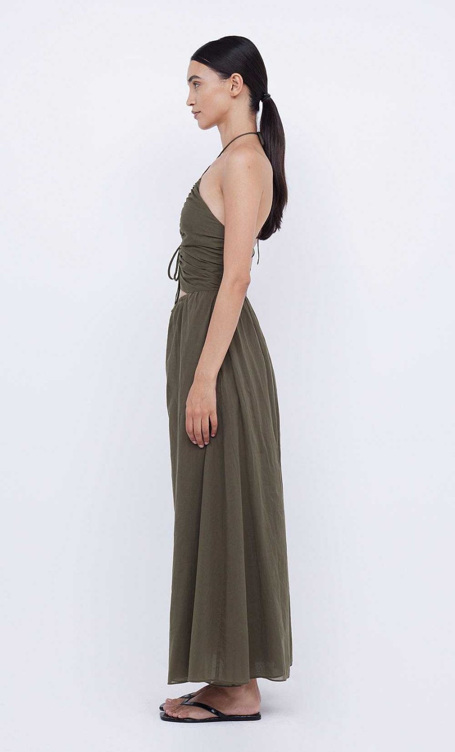 BEC + BRIDGE Calypso Halter Maxi Dress