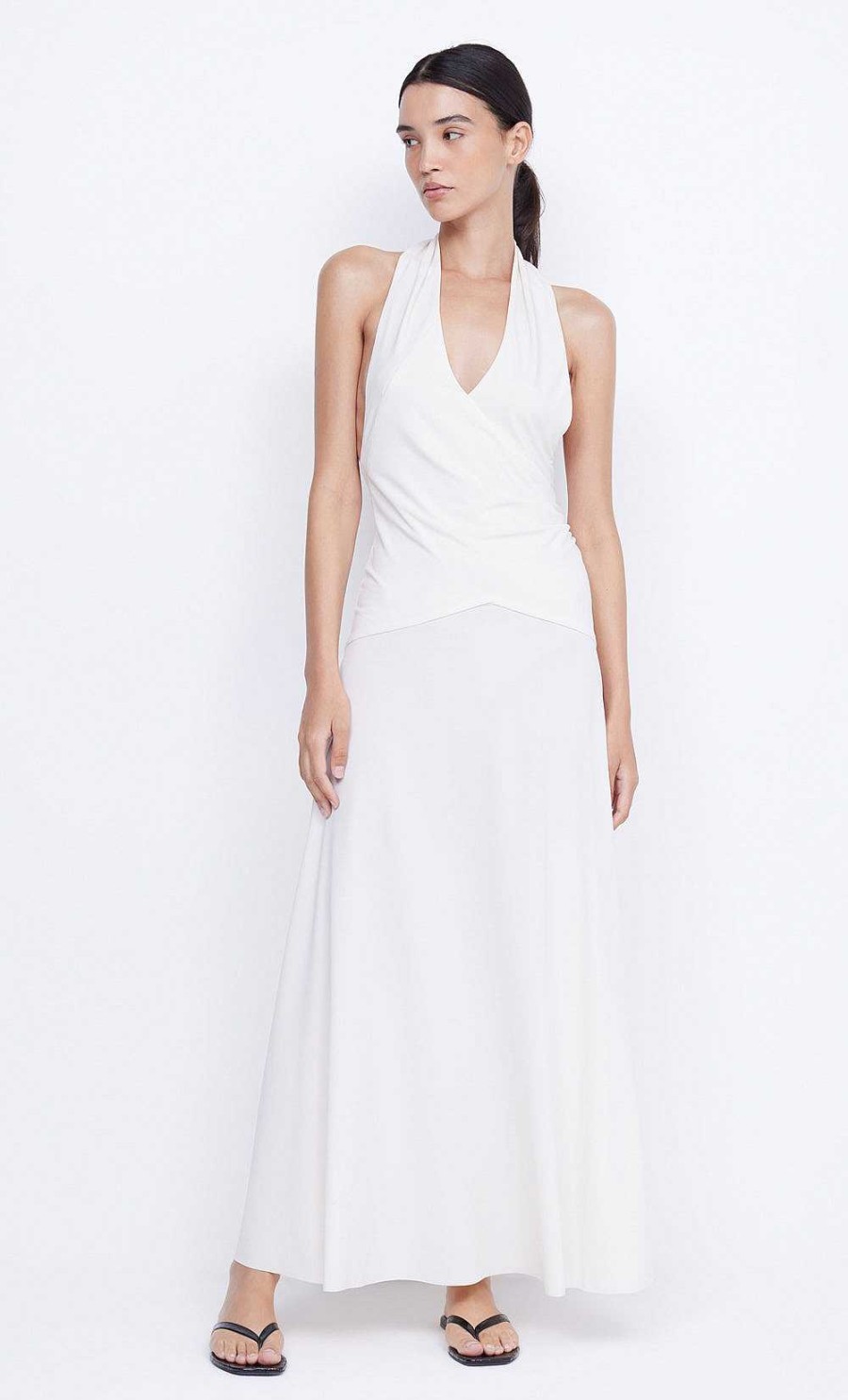 BEC + BRIDGE Blanche Halter Maxi Dress