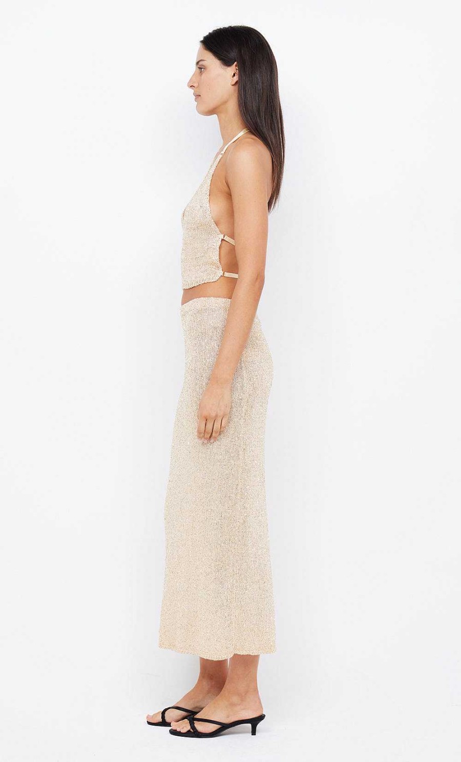 BEC + BRIDGE Sadie Sequin Knit Maxi Skirt