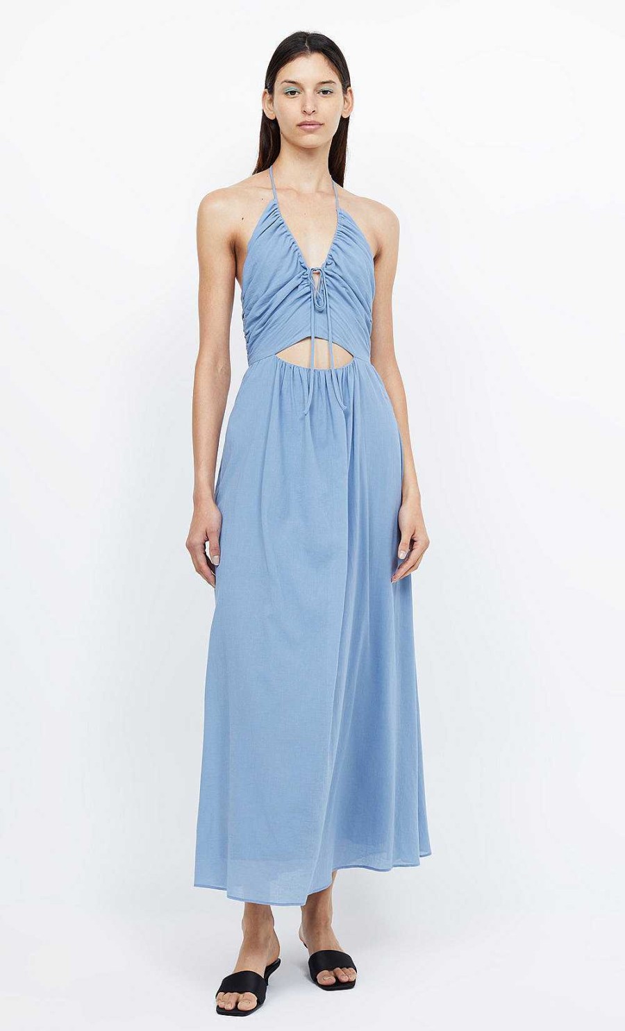 BEC + BRIDGE Calypso Halter Maxi Dress