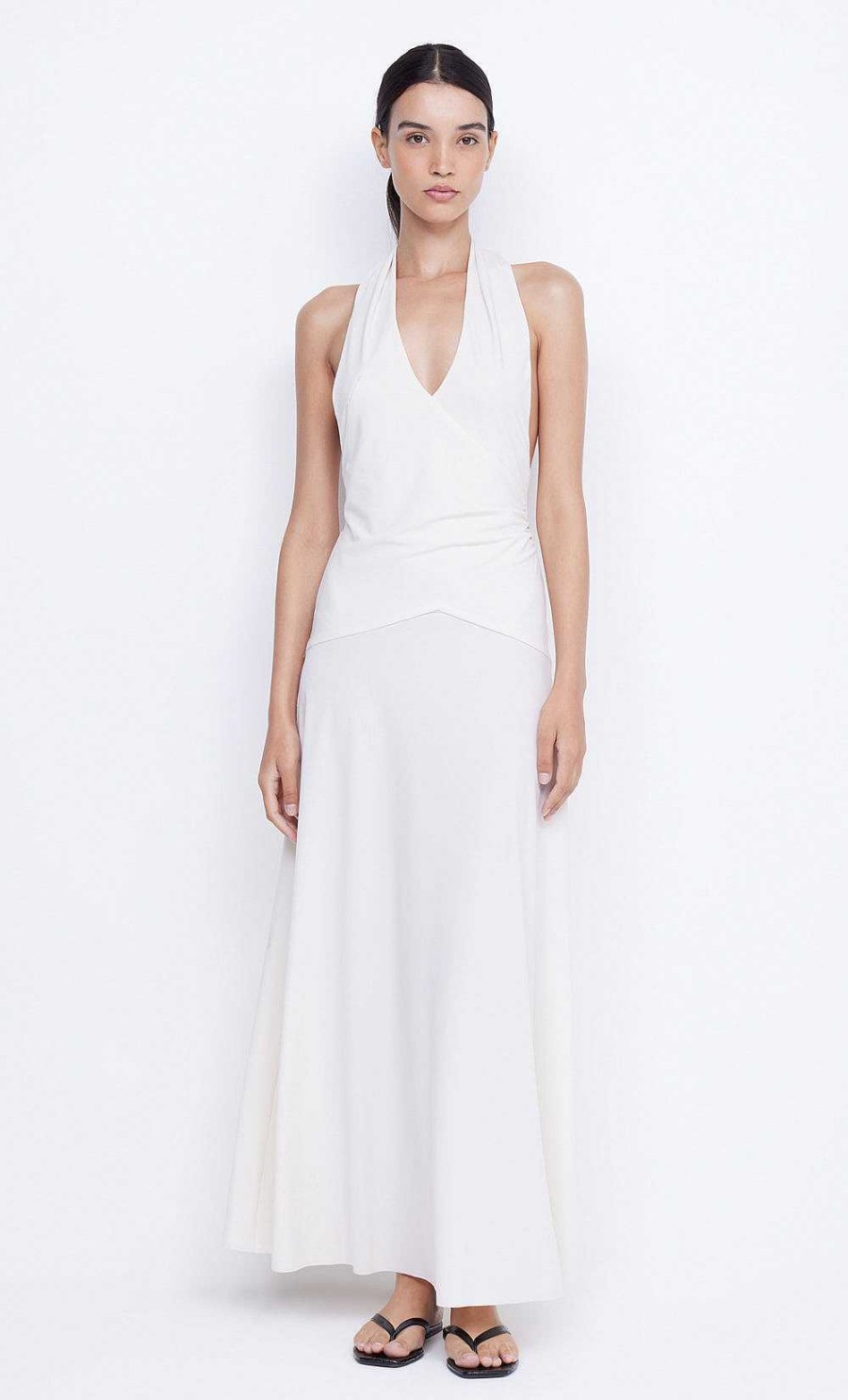 BEC + BRIDGE Blanche Halter Maxi Dress