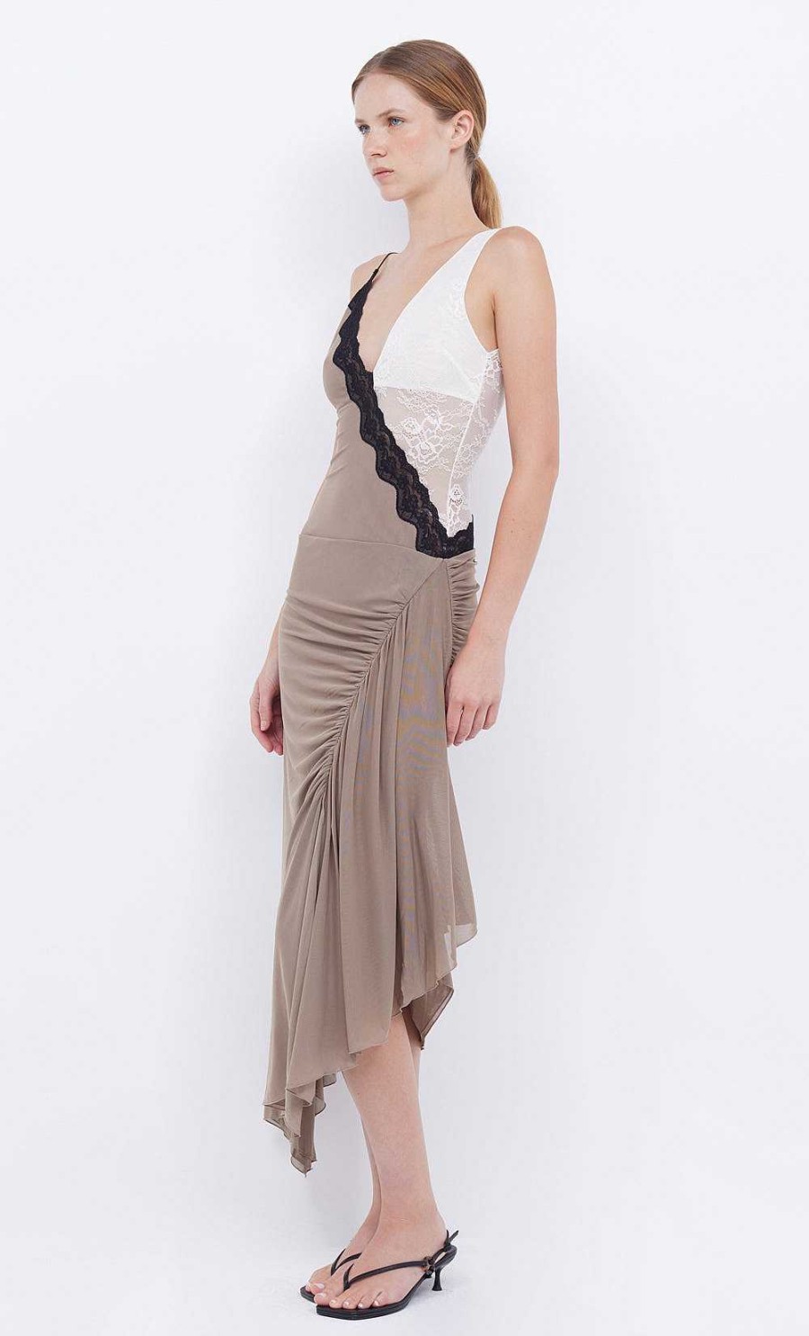 BEC + BRIDGE Abrielle Asym Midi Dress