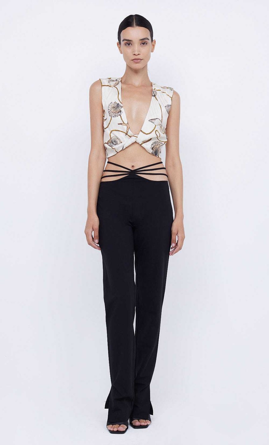 BEC + BRIDGE Bayside Twist Crop Top