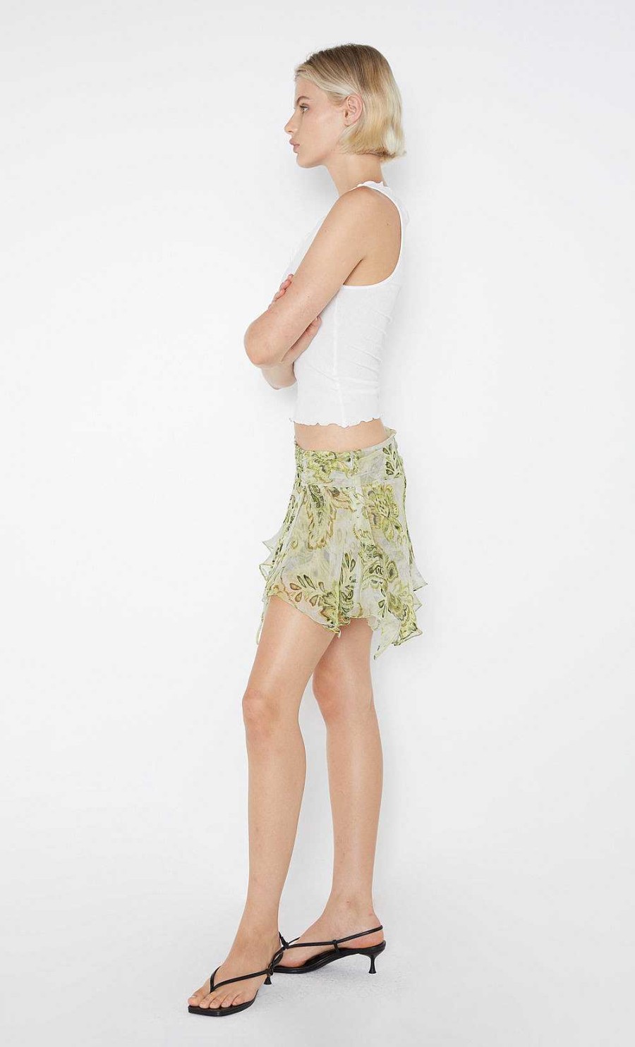 BEC + BRIDGE Lylou Gathered Mini Skirt