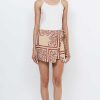 BEC + BRIDGE Palm Bliss Wrap Mini Skirt