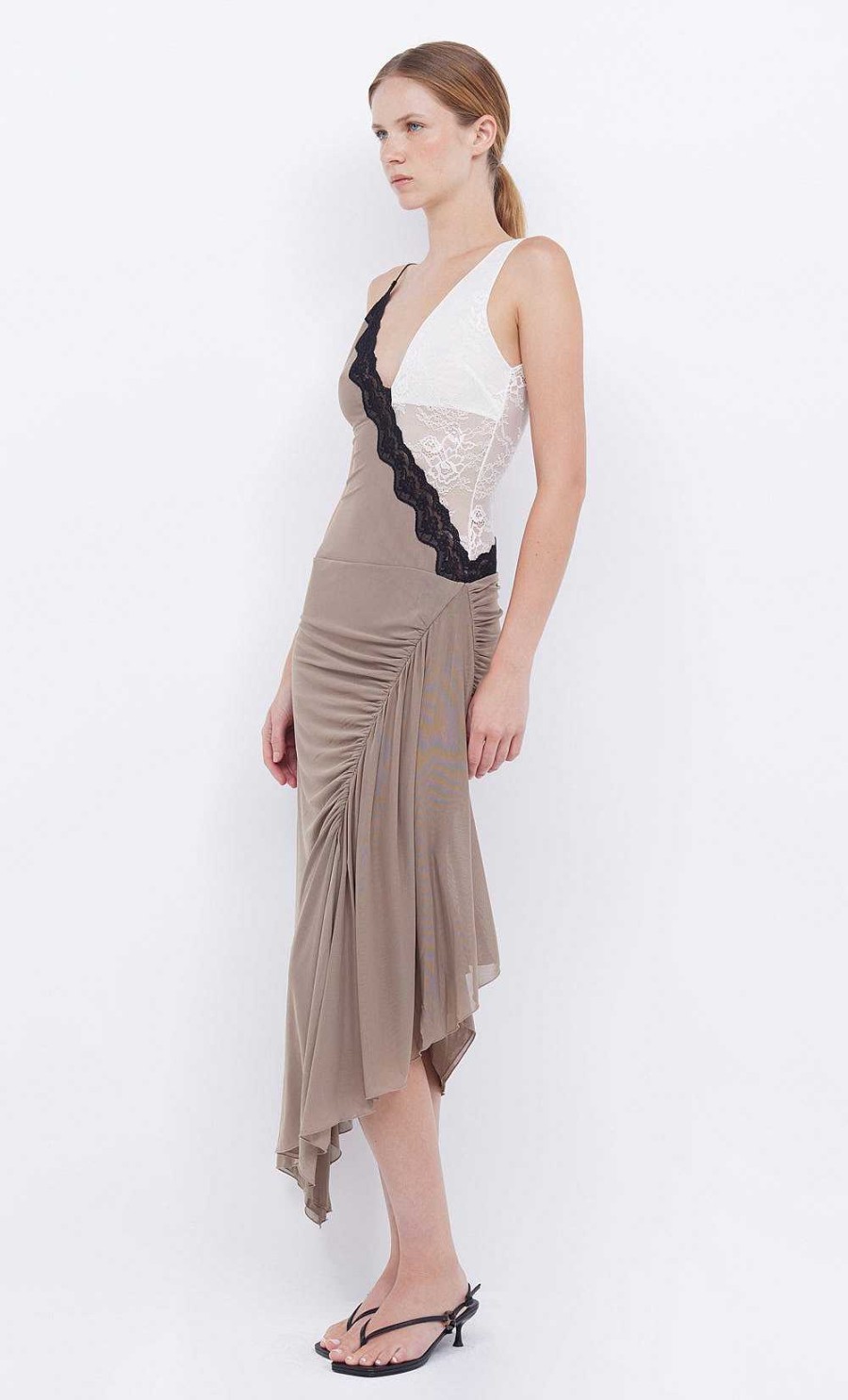 BEC + BRIDGE Abrielle Asym Midi Dress