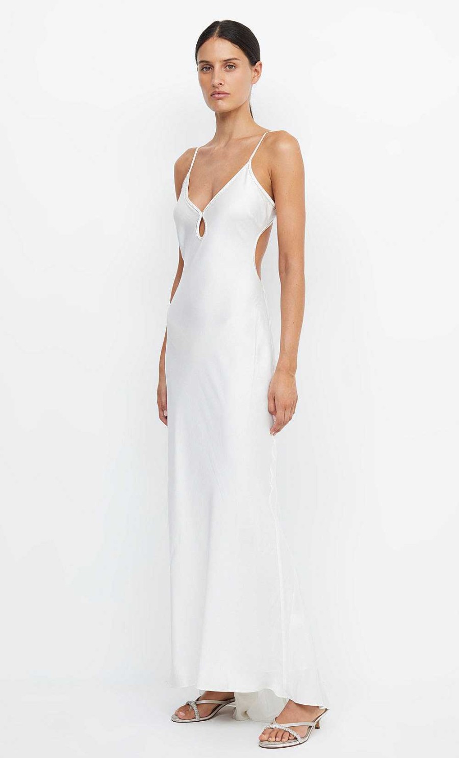 BEC + BRIDGE Paradise Silk Beaded Maxi Dress