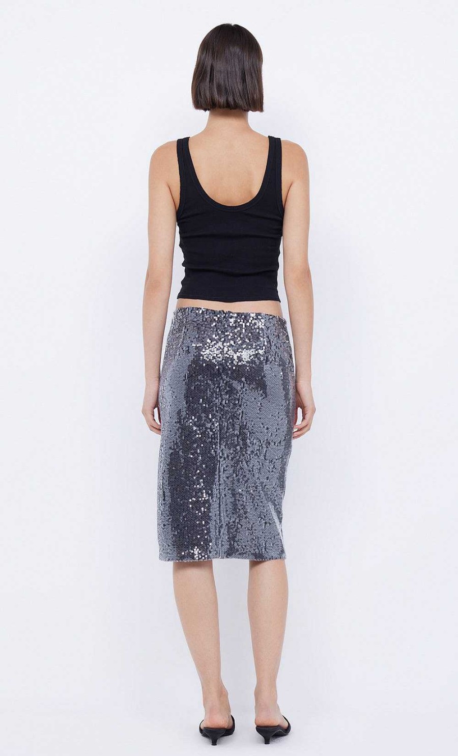 BEC + BRIDGE Venus Sequin Midi Skirt