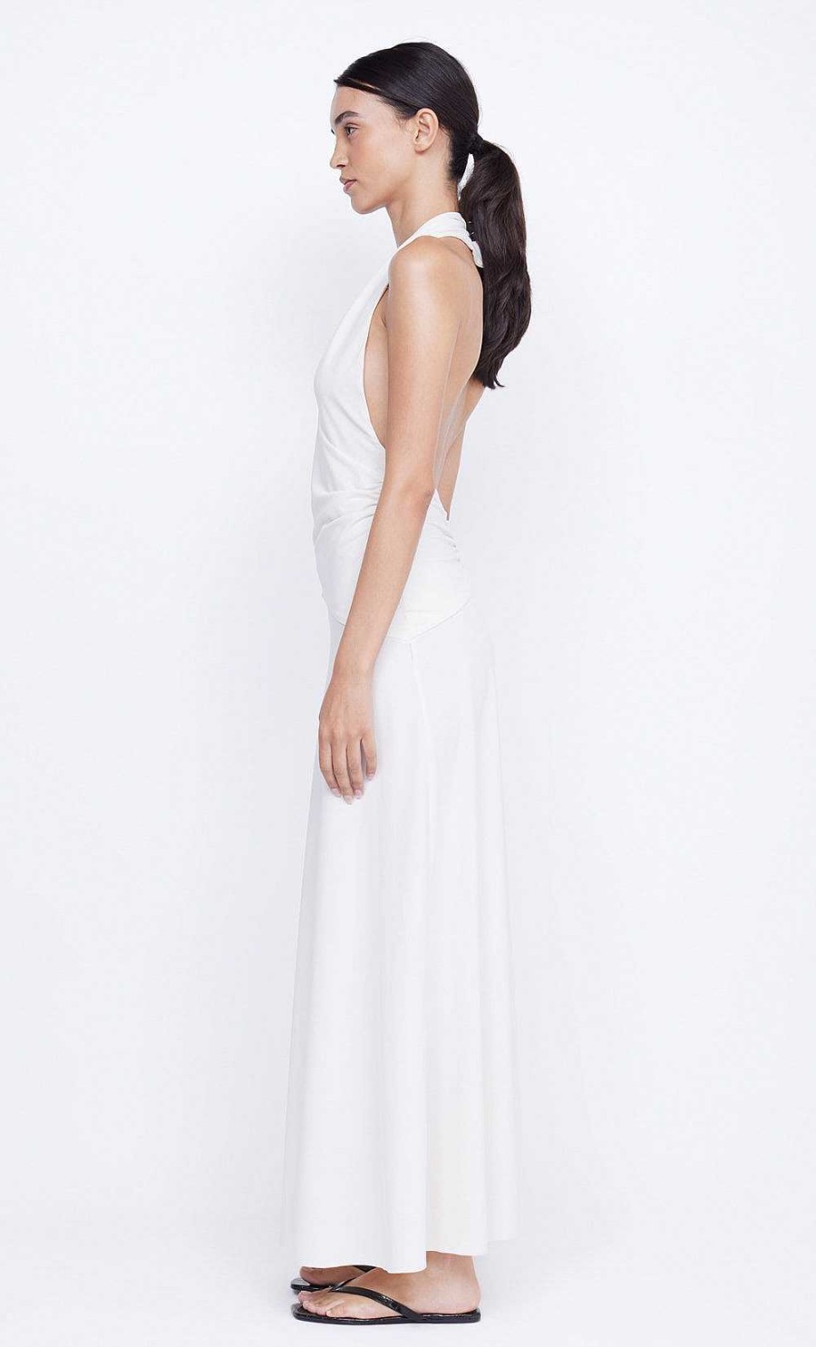 BEC + BRIDGE Blanche Halter Maxi Dress