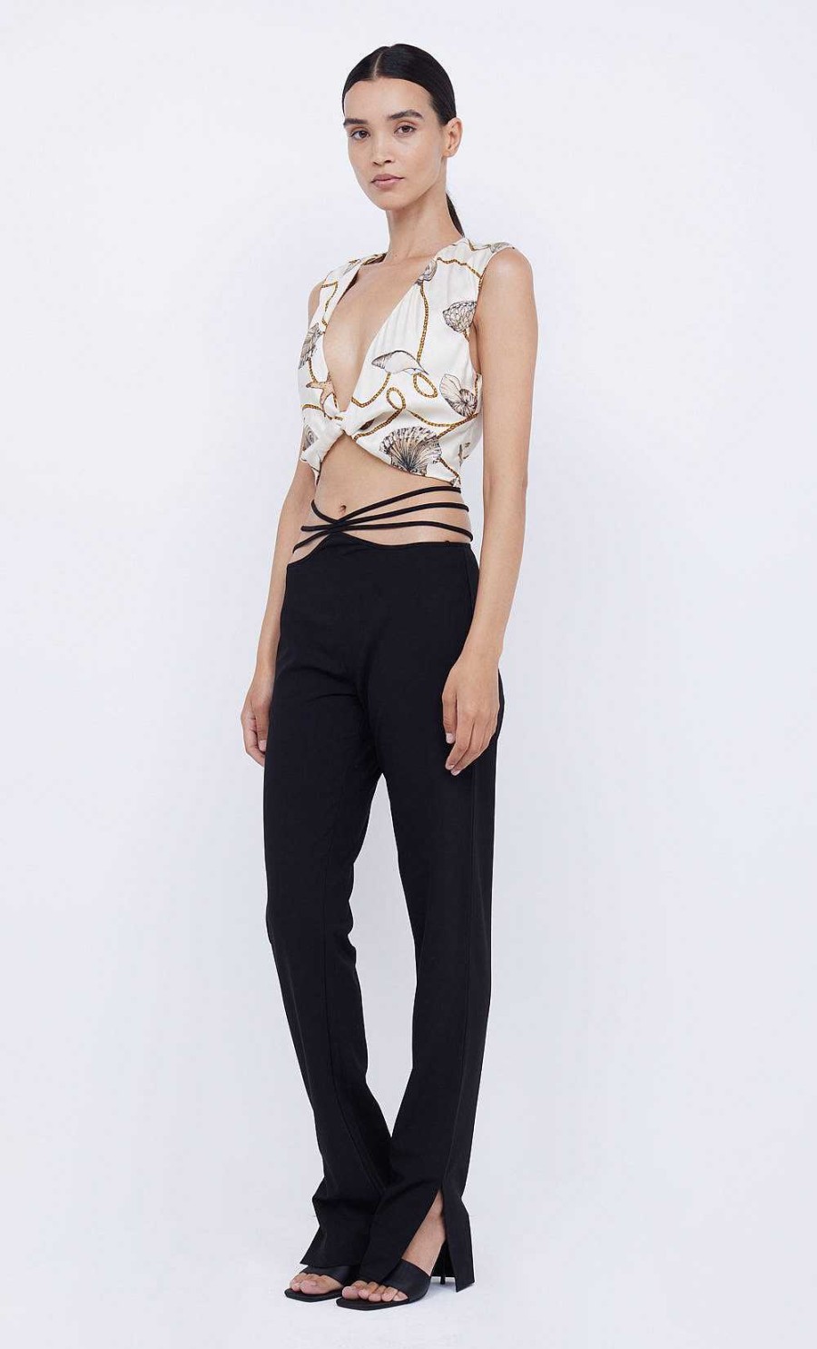 BEC + BRIDGE Bayside Twist Crop Top