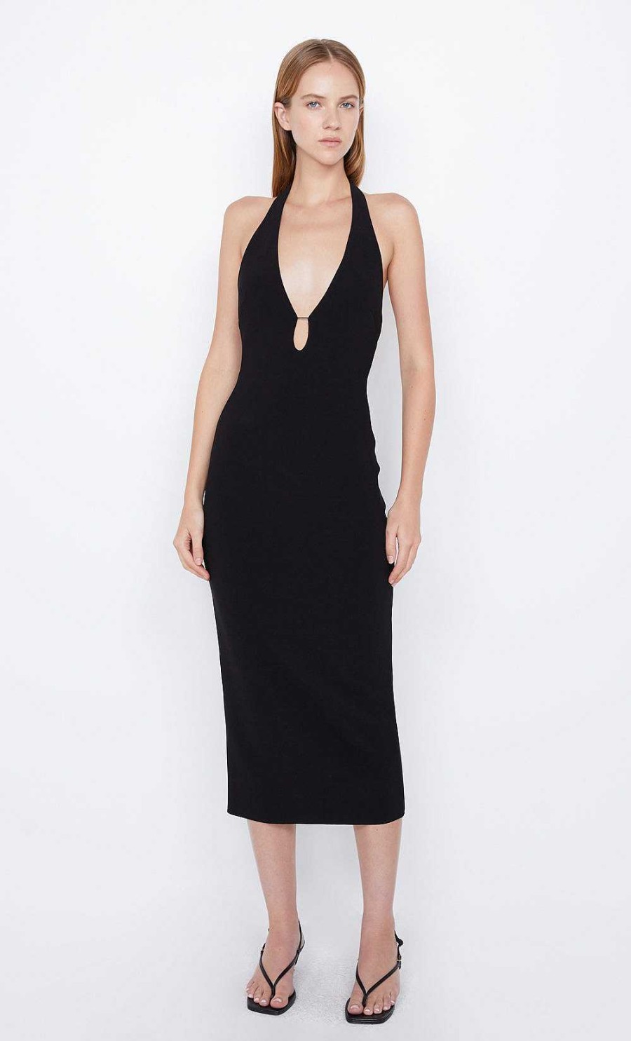 BEC + BRIDGE Elvie Halter Midi Dress